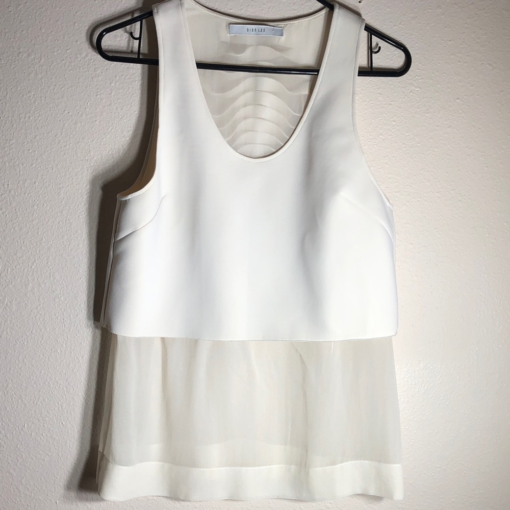 Vintage Dion Lee 3D Neo Tank- Cream, Size 6 (US)